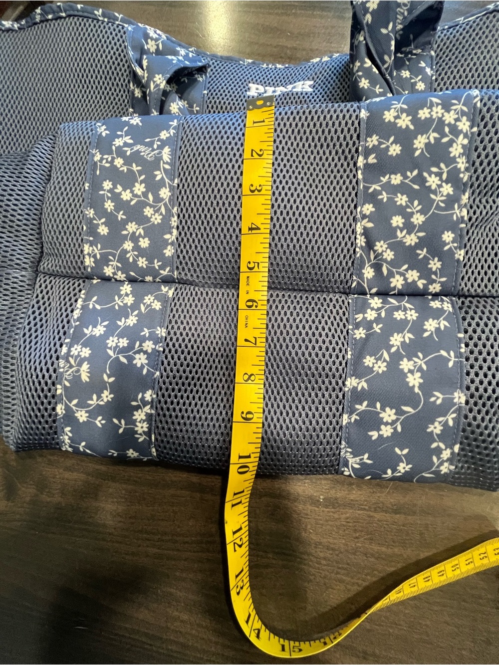 Pink by Victoria Secret 
Mesh Bag
Blue with White Flowers - Picture 8 of 9